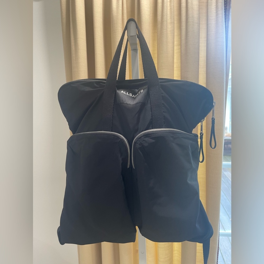 All Saints Black Travel Bag - Picture 16 of 16